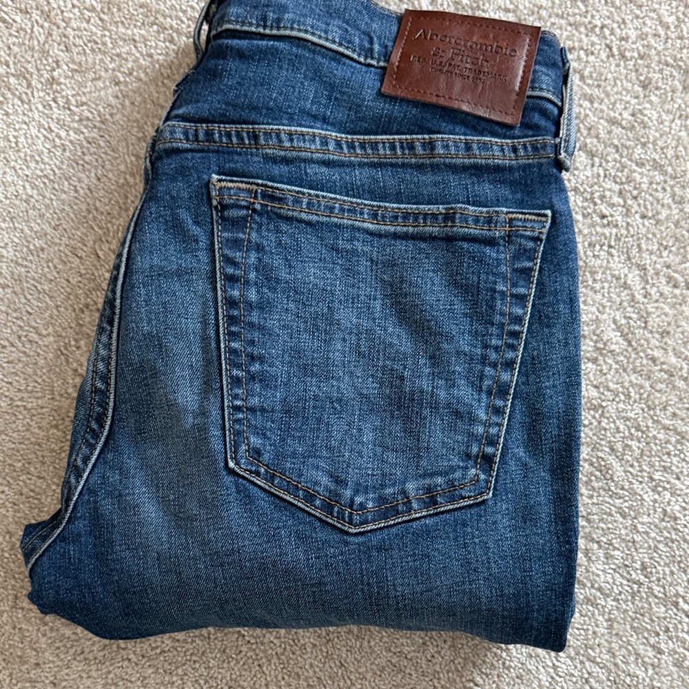 Abercrombie & Fitch Dark Blue Denim Jeans